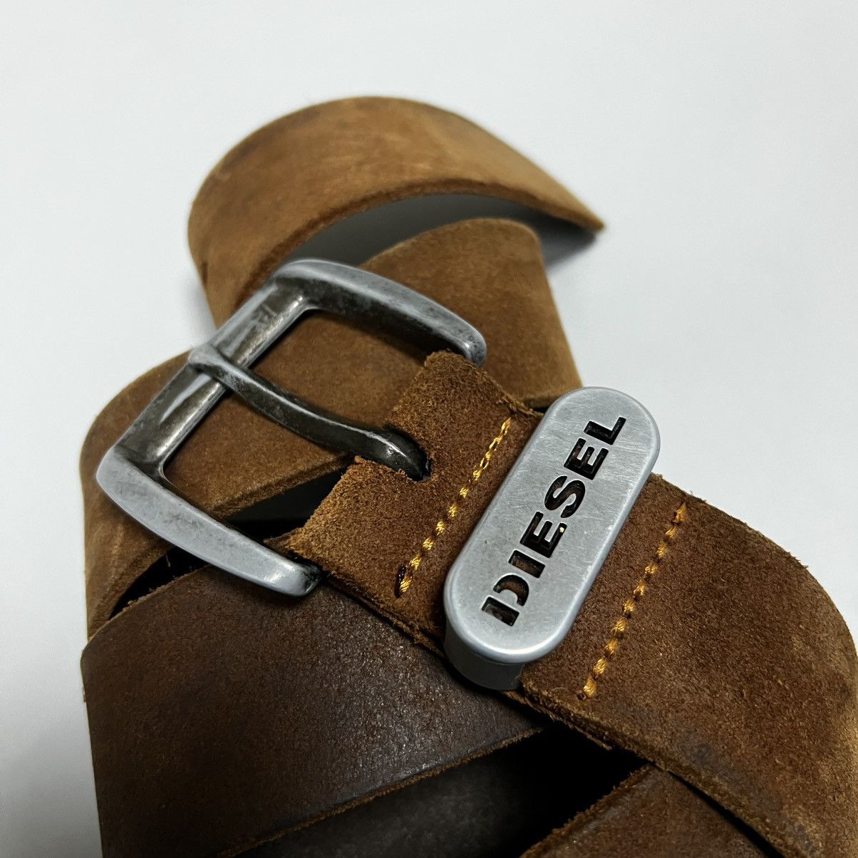 Diesel Vintage Diesel Leather Belt Made in Italy Size ONE SIZE - 3 Thumbnail