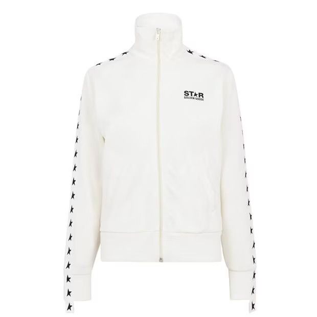 Golden Goose o1g2r1mq1024 Track Jacket in White & Black Size XS / US 0-2 / IT 36-38 - 1 Thumbnail