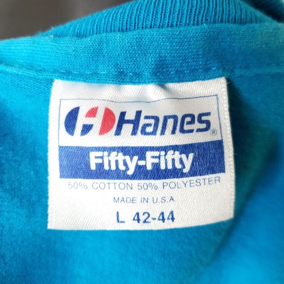Hanes VINTAGE Hanes Ben And The Gentlemen Band T Shirt Mens Size Large Blue 80s Made In USA Mens Size US L / EU 52-54 / 3 - 5 Thumbnail