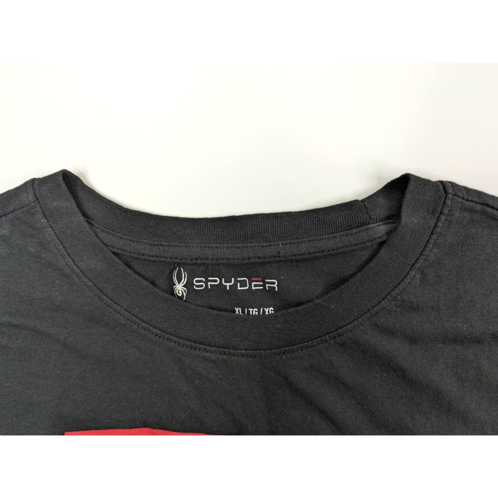Spyder Spyder T-Shirt XL Black Logo Graphic Outdoor Short Sleeve Men Modern Wearable Shirt Size US XL / EU 56 / 4 - 6 Thumbnail