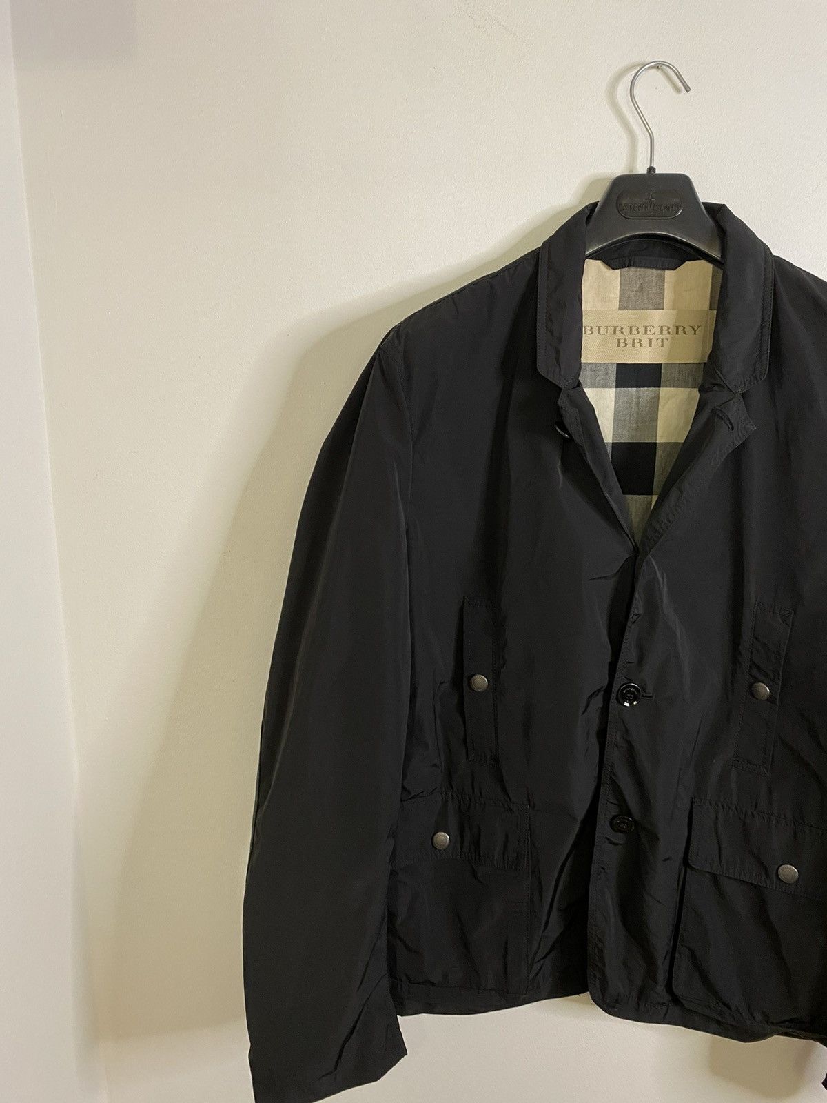 image of Burberry Brit Jacket Luxury, Vintage, Item in Black, Men's (Size XL)