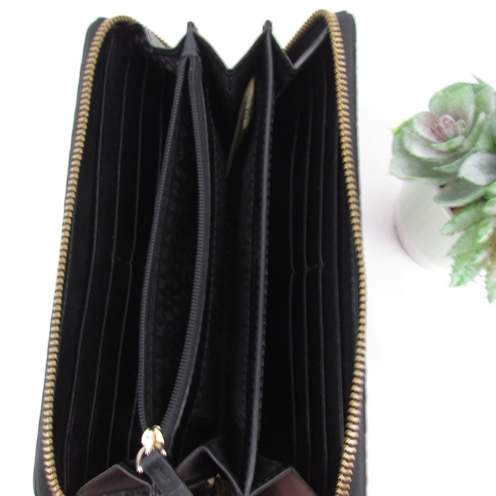 Kate Spade Kate Spade Black Zip Around Wallet Size ONE SIZE - 6 Thumbnail
