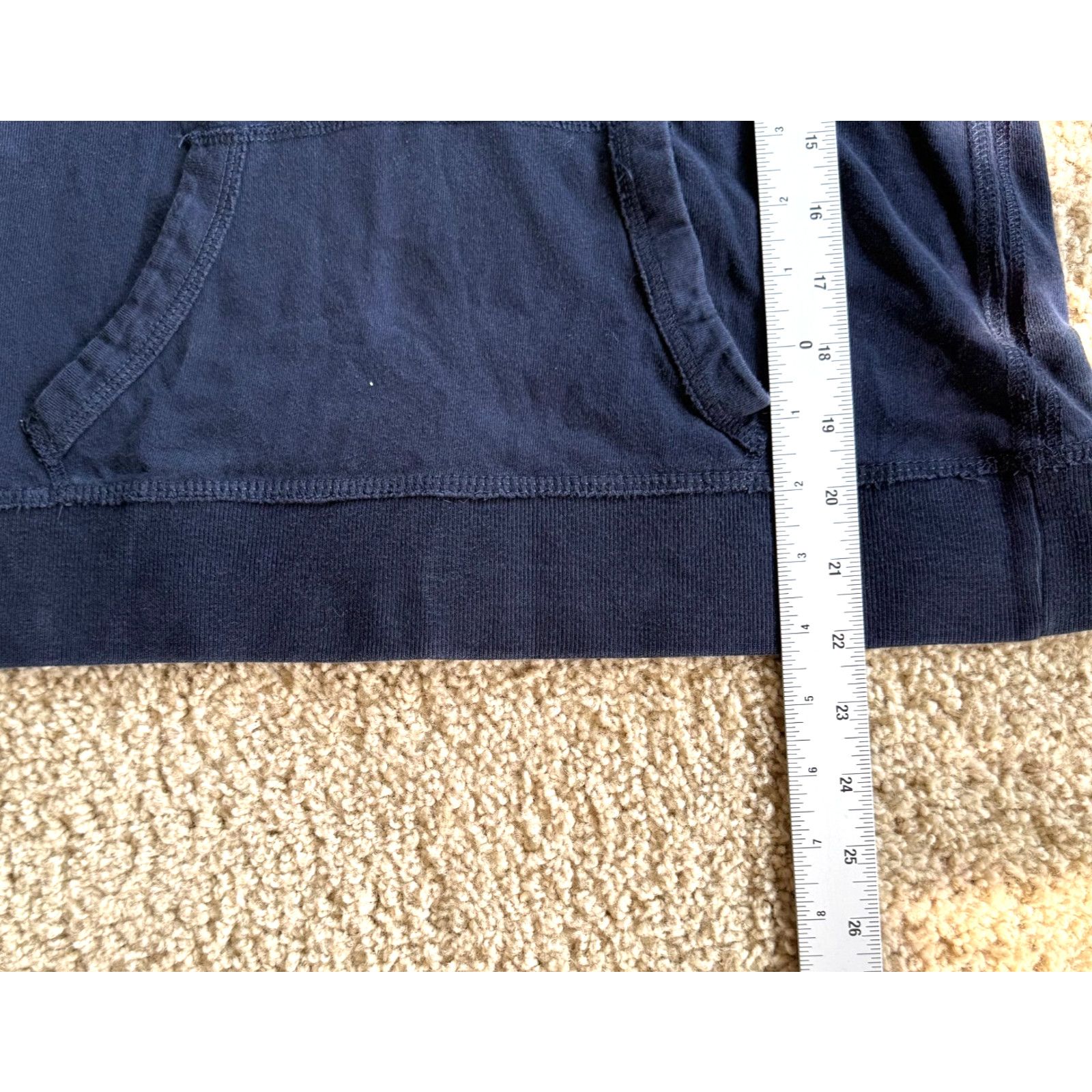 Abercrombie & Fitch Vtg Abercrombie Fitch Y2K Henley Hoodie M Navy Blue Size US M / EU 48-50 / 2 - 5 Thumbnail