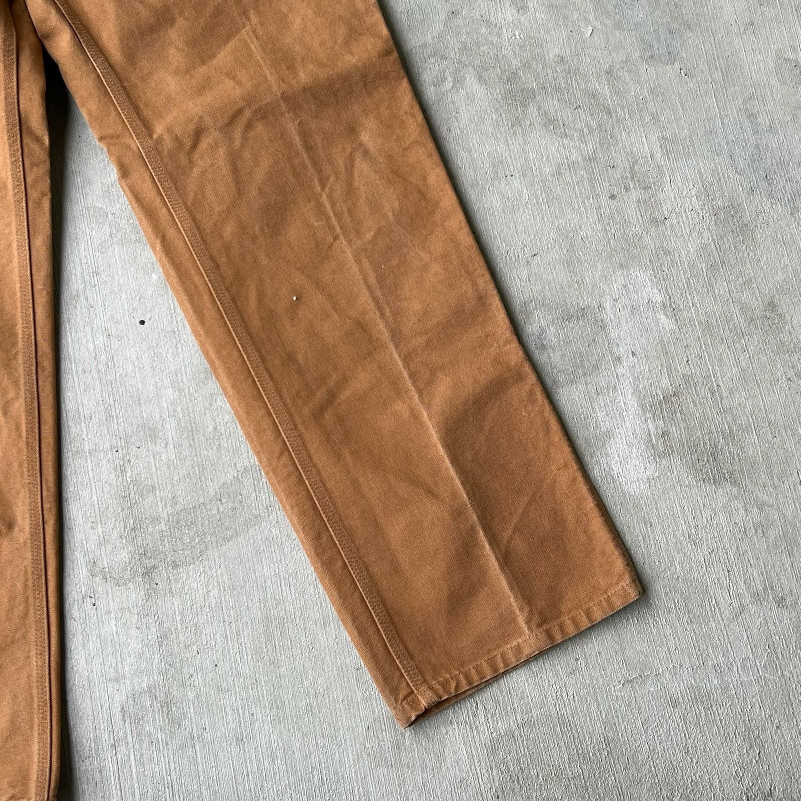 Carhartt × Vintage Carhartt brown b11 work wear carpenter pants Size US 35 - 8 Thumbnail