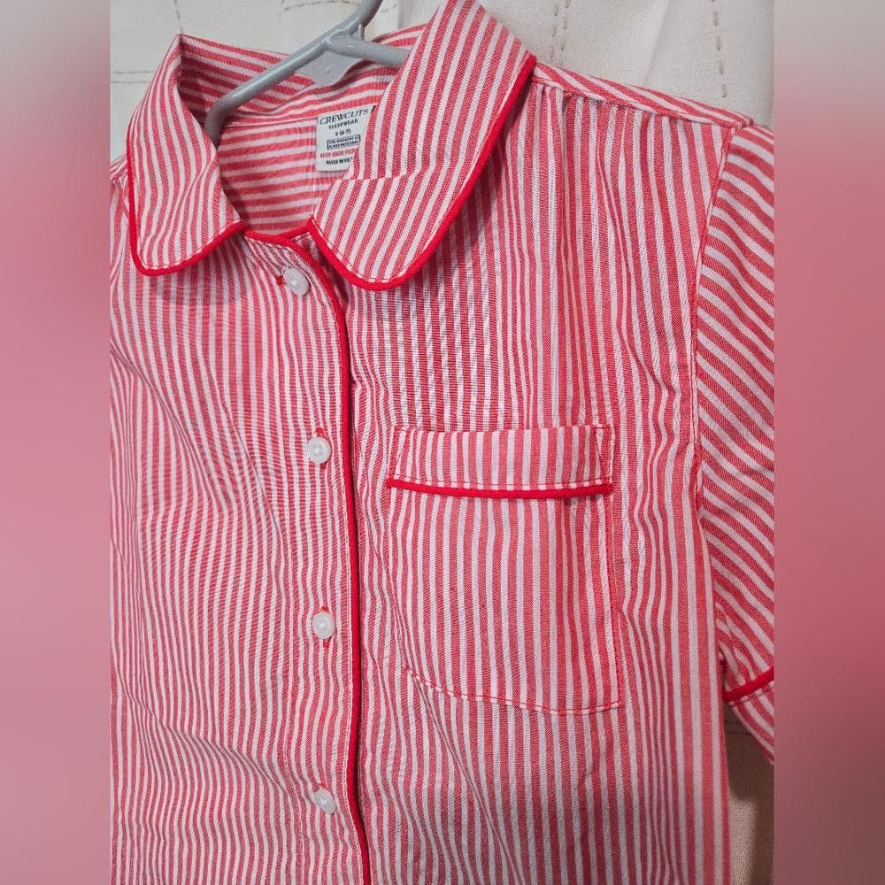 Designer Crewcuts Girls' Boxer Sleep Top in Stripe Size ONE SIZE - 4 Thumbnail