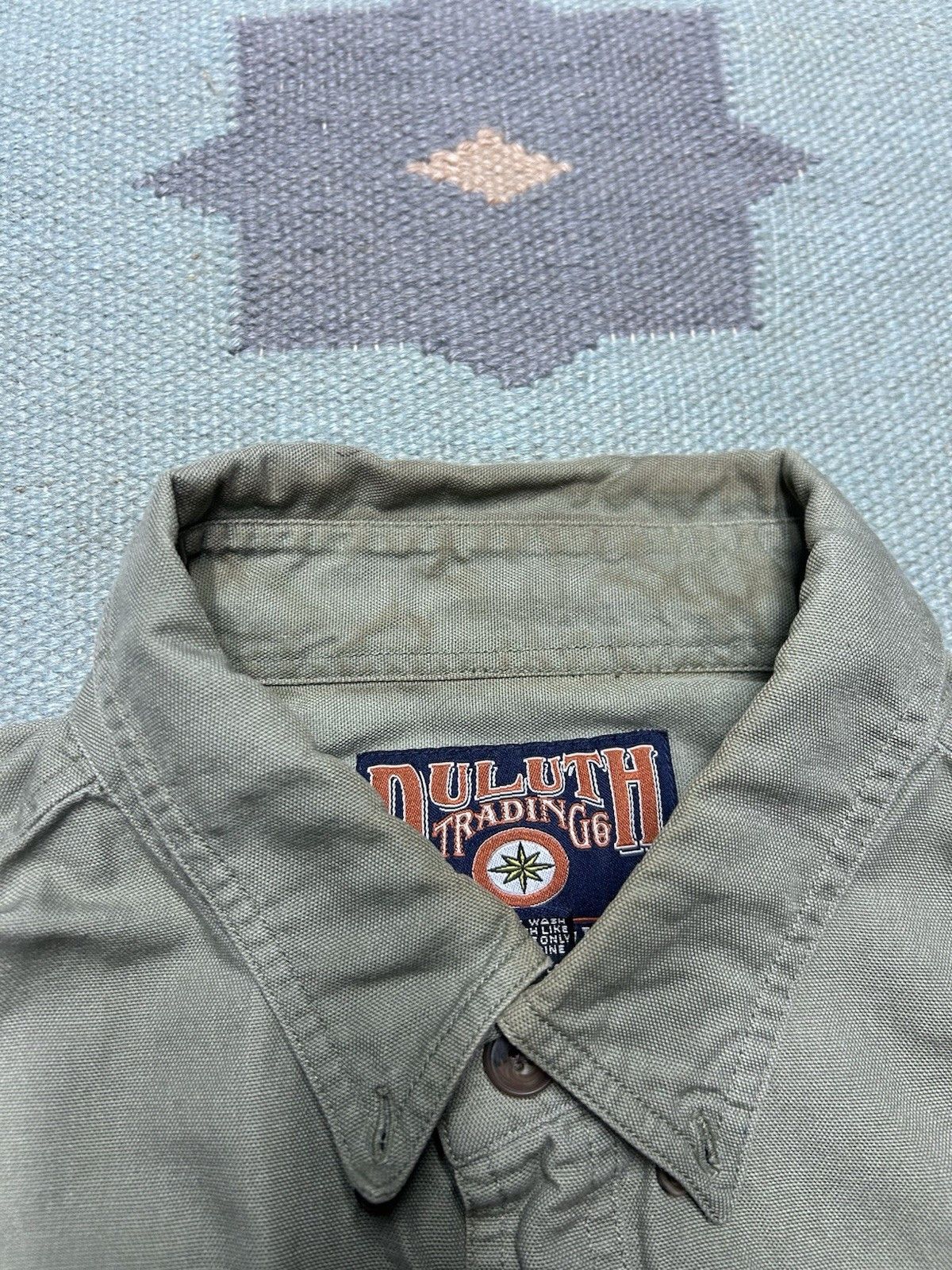 Duluth Trading Company Duluth trading button shirt cotton canvas work men’s XL tall Size US XL / EU 56 / 4 - 8 Thumbnail