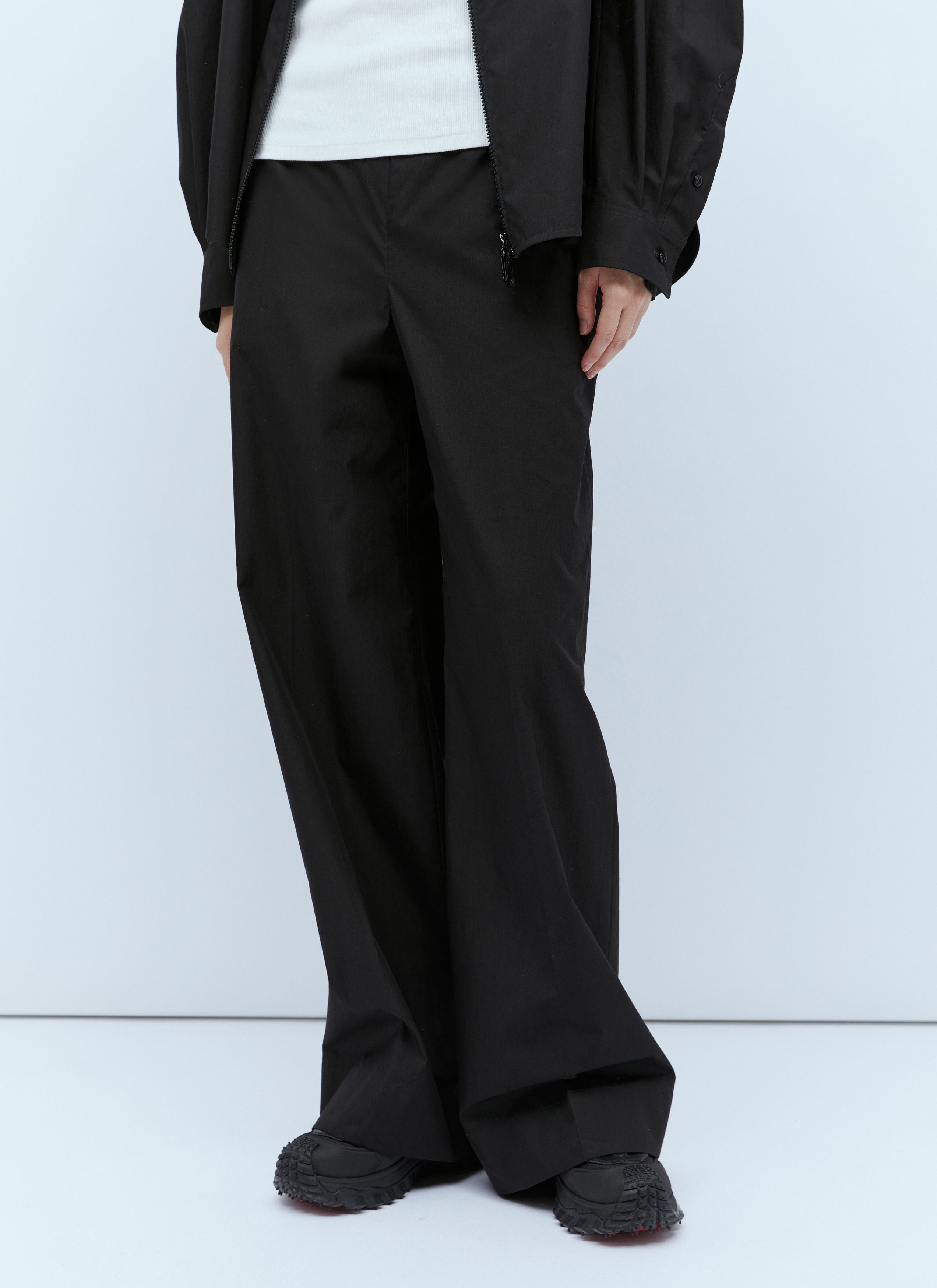 Moncler Wide Leg Track Pants Size 27" / US 4 / IT 40 - 1 Thumbnail
