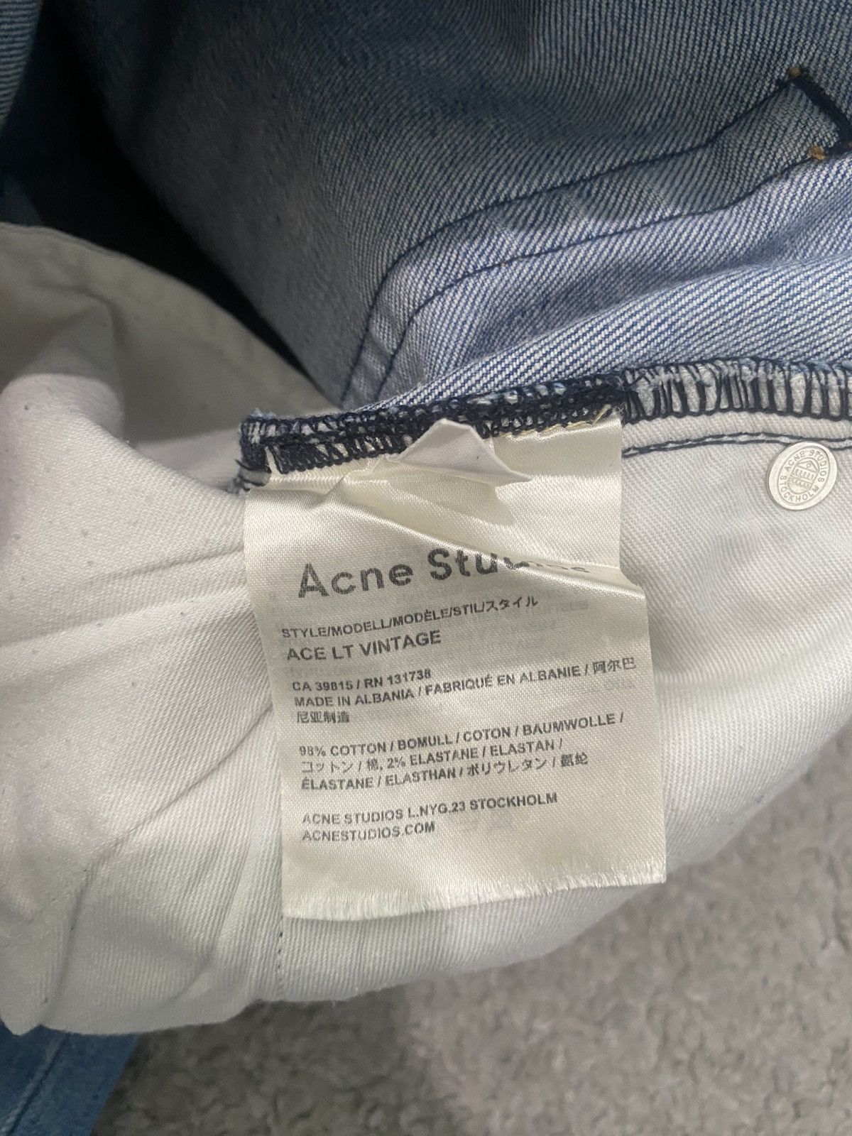 Acne Studios Acne Studios Ace Lt Vintage 31/32 old money y2k scandi pants Size US 31 - 9 Thumbnail
