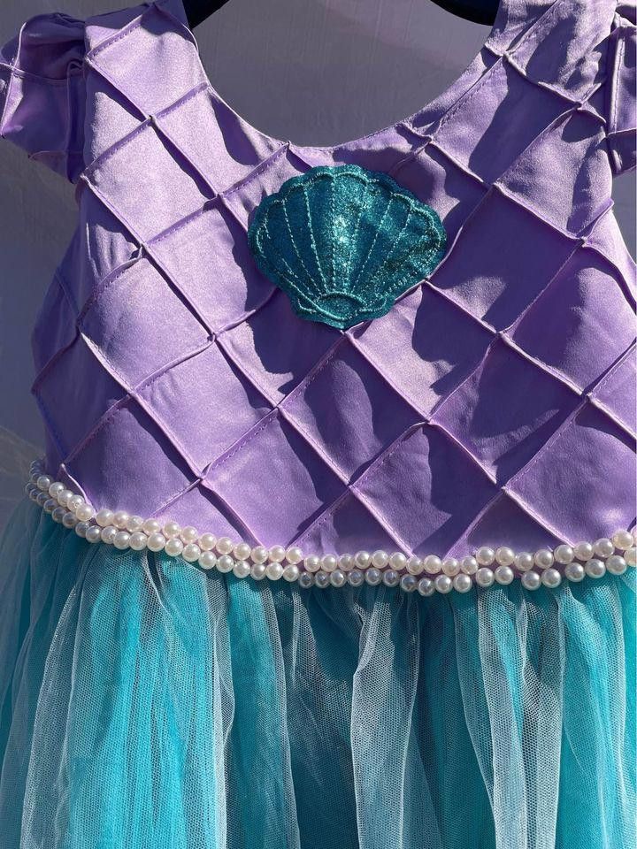 Designer BN Beautiful Princess Ariel Child’s Gown Size XXS / US 00 / IT 34 - 5 Thumbnail