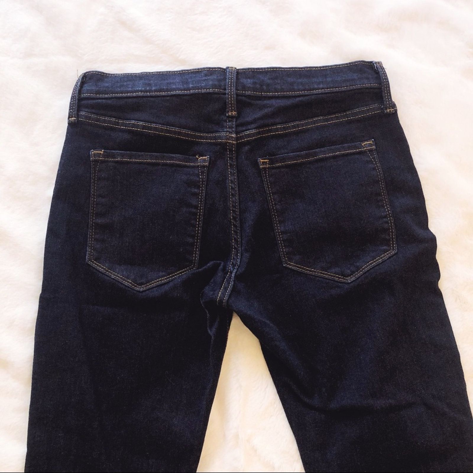 Banana Republic Banana Republic Dark Blue Sculpt Skinny Jeans Size 27" / US 4 / IT 40 - 7 Thumbnail