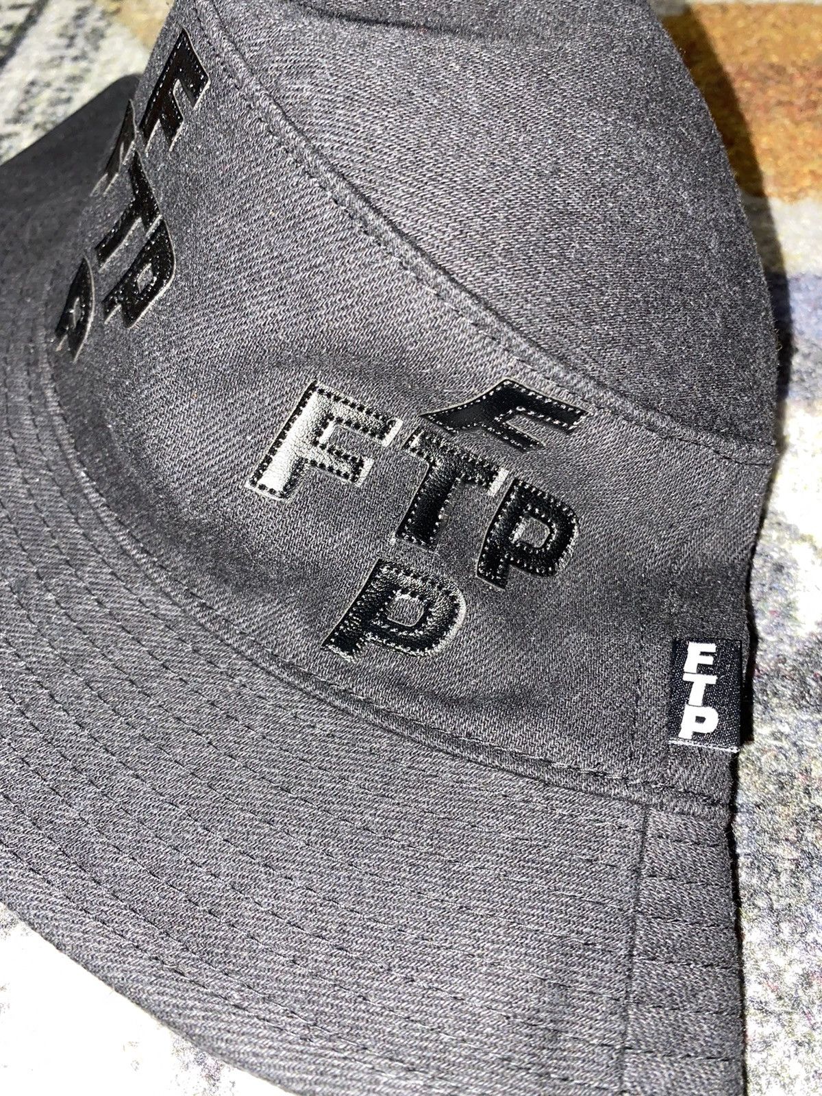 Fuck The Population FTP Cross Logo Denim Bucket Hat LARGE / XLARGE Size ONE SIZE - 3 Thumbnail