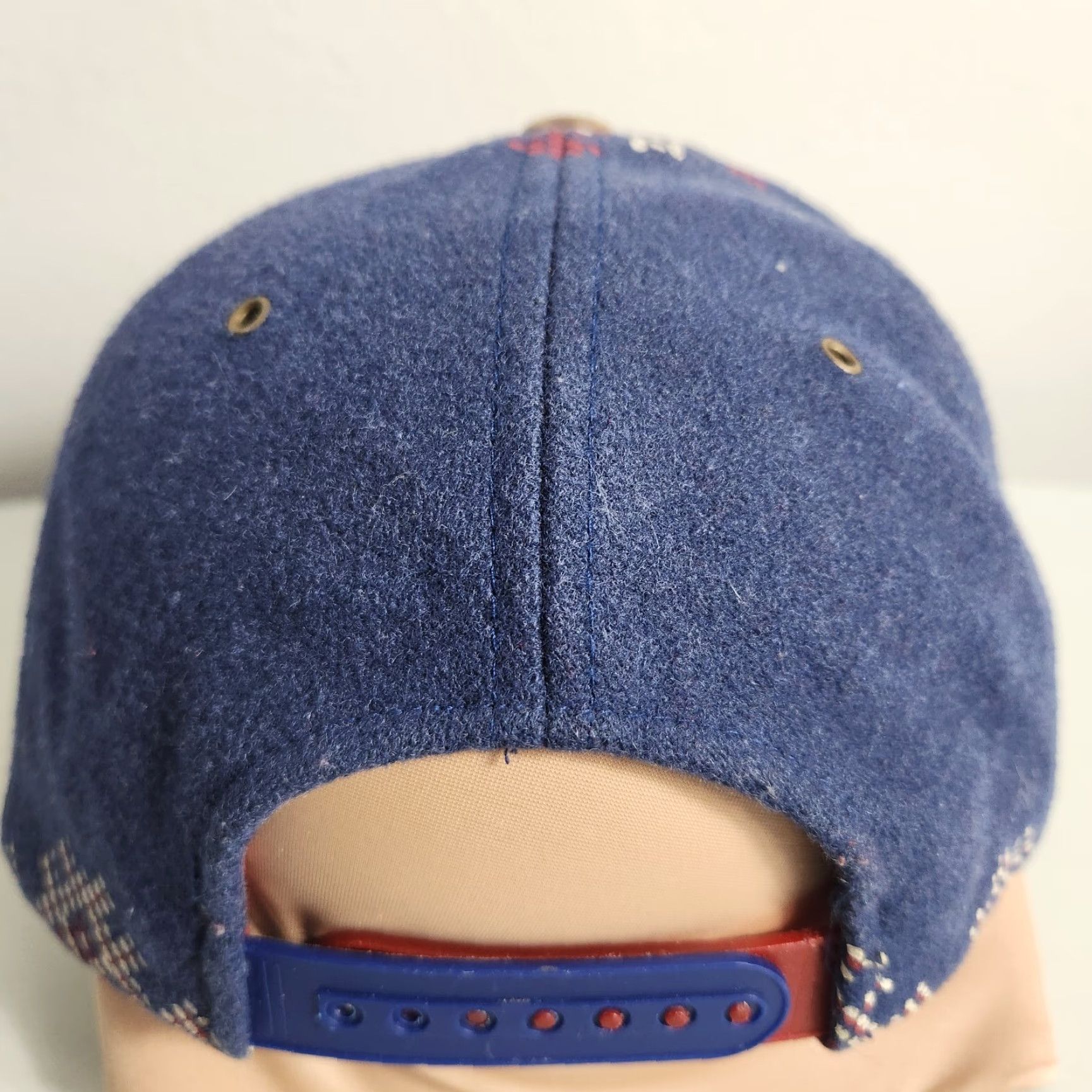 Zephyr Zephyr Colorado Flag Patch Patterned Wool Baseball Snapback Cap Men One Size Blue Wool Felt Adjustable Cap Size ONE SIZE - 7 Thumbnail