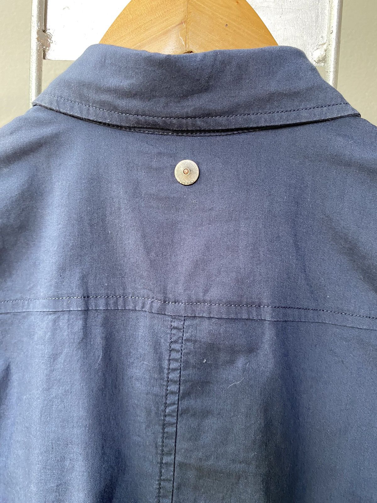 Diesel DIESEL Slim-Fit Blue Long Sleeve Shirt for Women Size M / US 6-8 / IT 42-44 - 13 Thumbnail