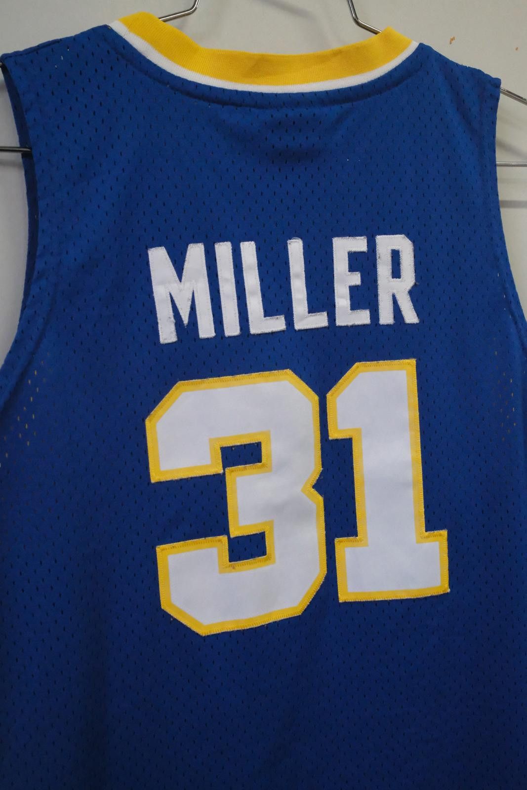 Reebok Reebok Indiana Pacers Miller #31 Away Basketball Jersey Size ONE SIZE - 7 Thumbnail