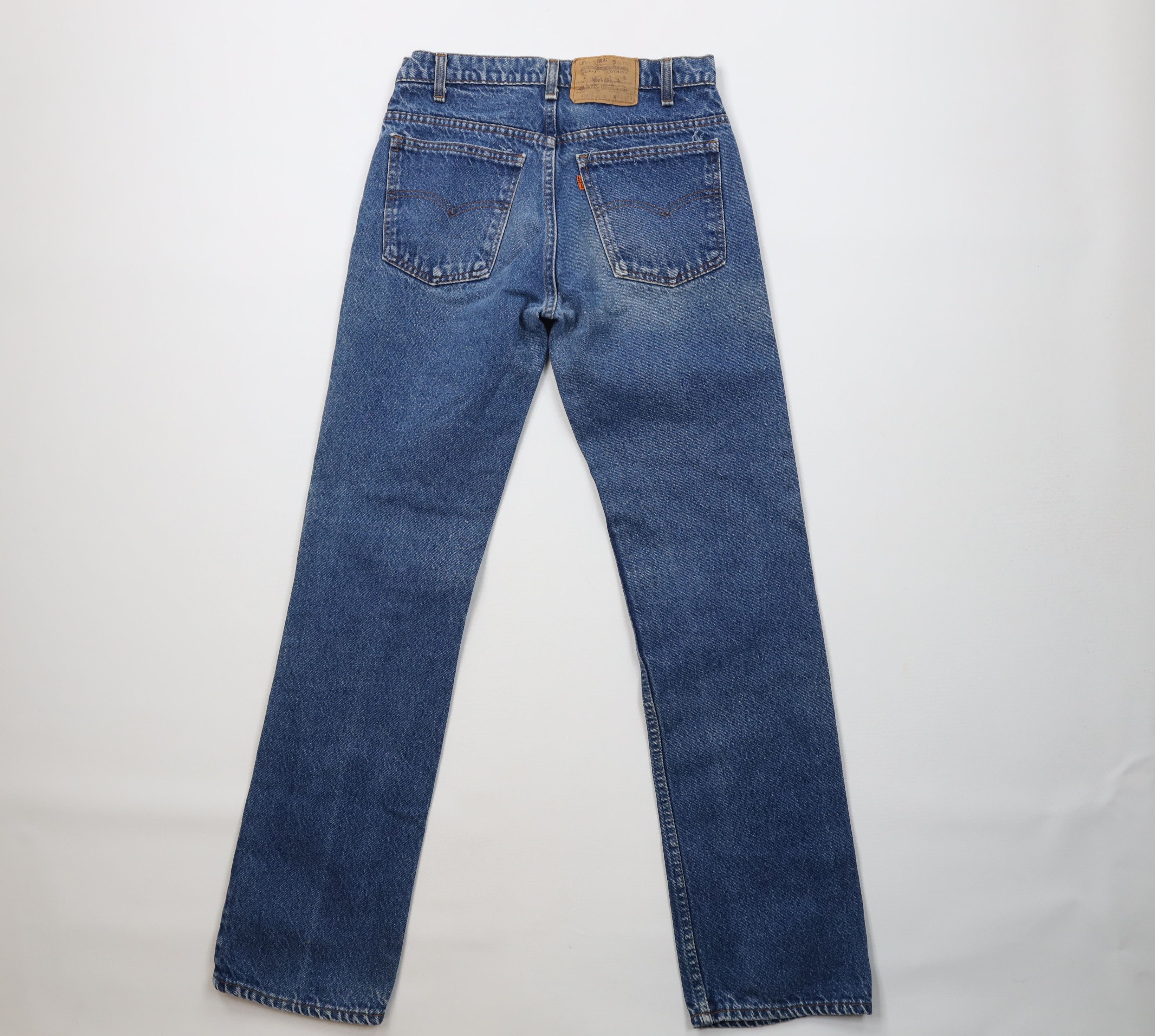 Levi's Vintage 80s Levis 509 Orange Tab Straight Leg Jeans USA Size US 30 / EU 46 - 13 Thumbnail