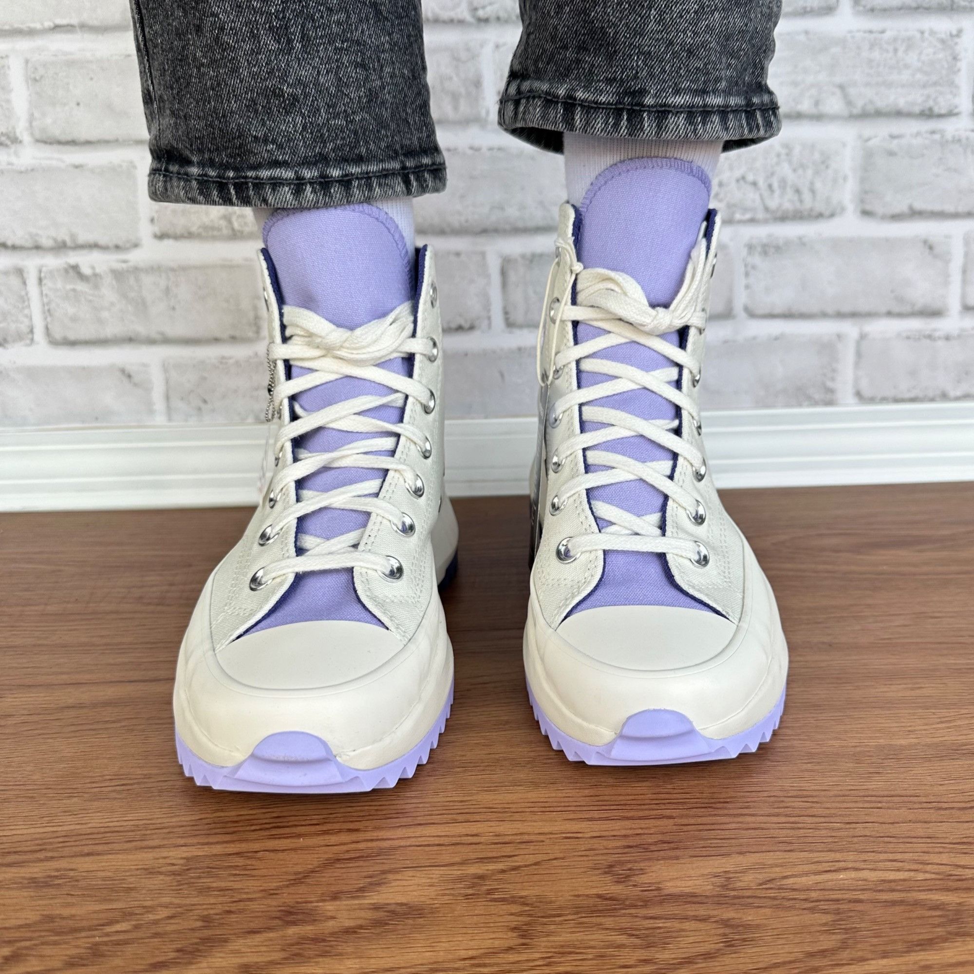⭐Converse Run Star Hike Hi Platform Color Pop Sz 8.5 Women S display picture 1