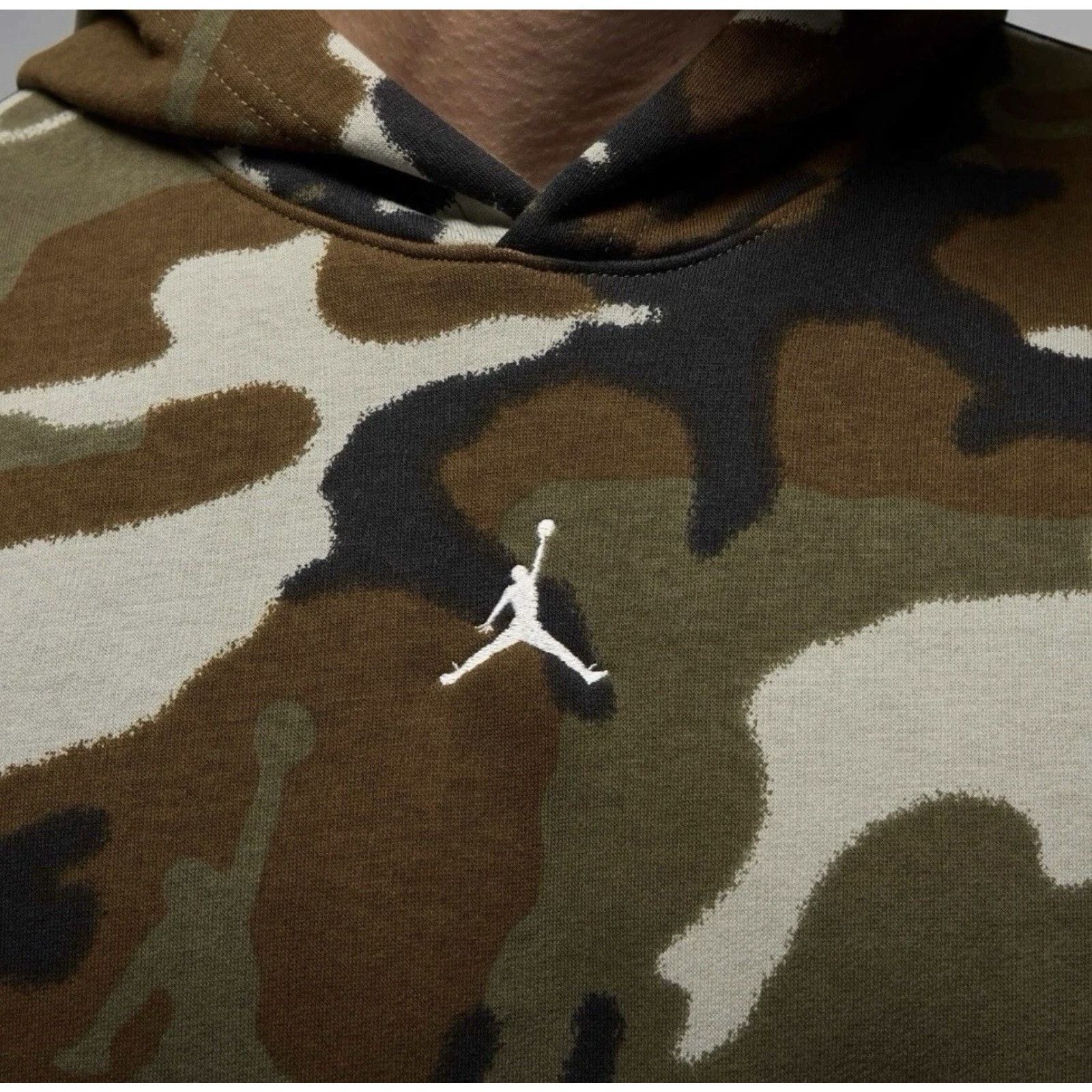 Jordan Brand Nike Air Jordan MVP Camo Hoodie Large Fleece Sweatshirt Size US L / EU 52-54 / 3 - 4 Thumbnail
