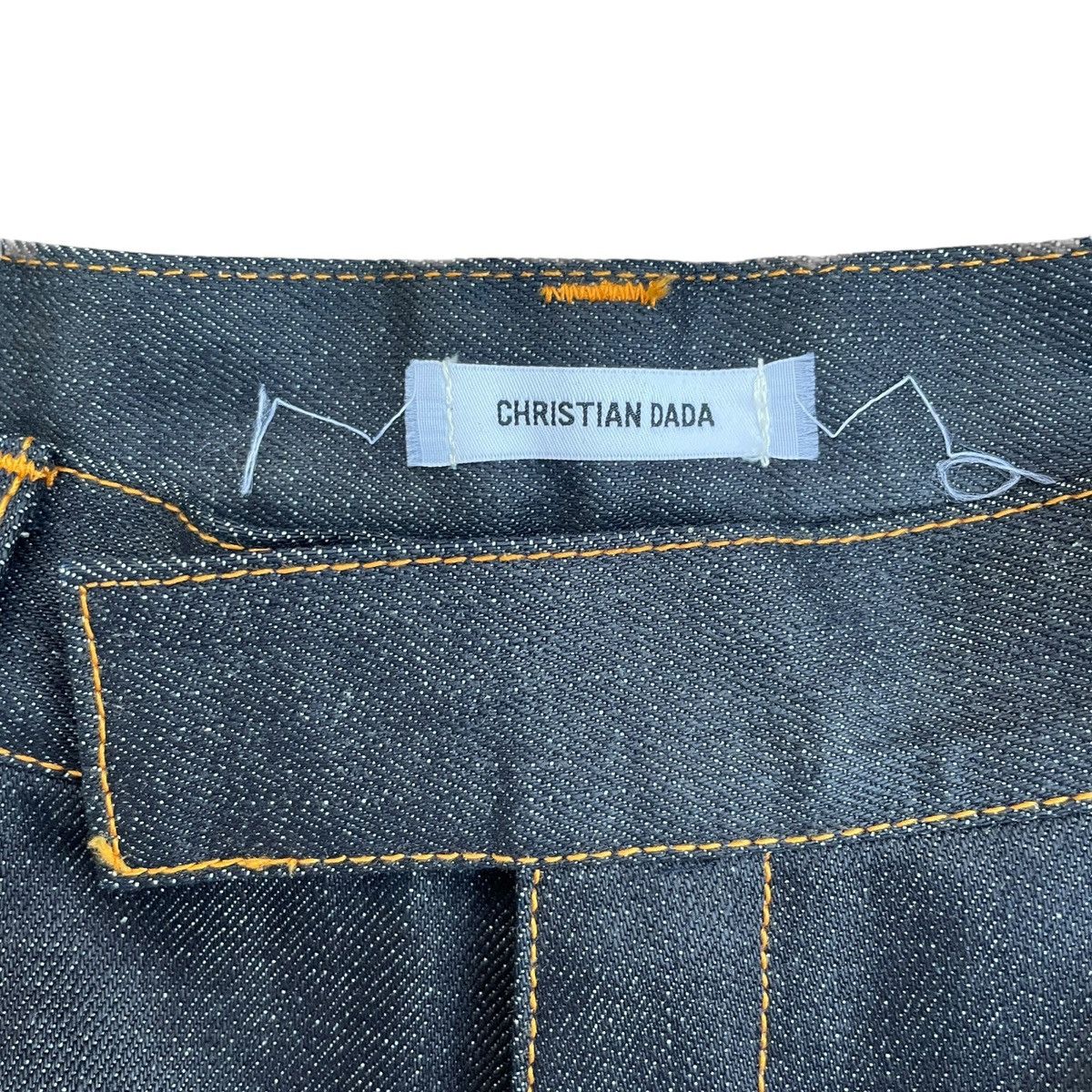 Christian Dada × Japanese Brand Christian Dada - High-Waisted Indigo Denim Jeans Size 24" / US 00 / IT 34 - 6 Thumbnail