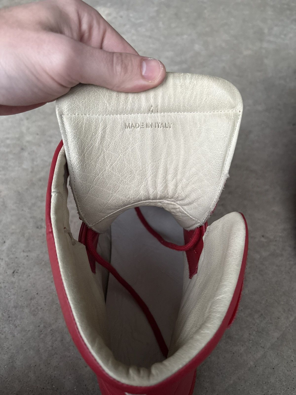 Maison Margiela Maison Margiela Triple Red Futures 🩸🩸🩸 | Grailed