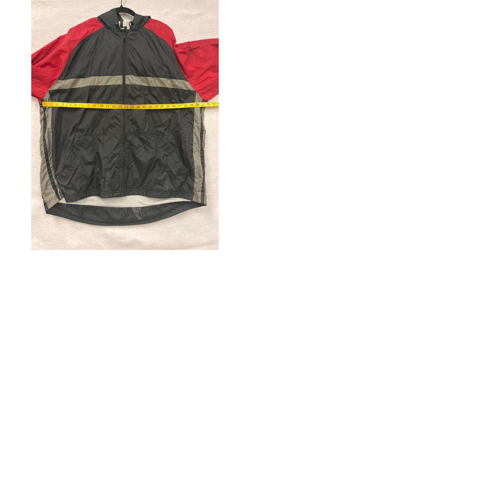 Nike VINTAGE Nike Jacket Windbreaker Full Zip Mens 3XL Black Swoosh Weathered Size US XXL / EU 58 / 5 - 9 Thumbnail