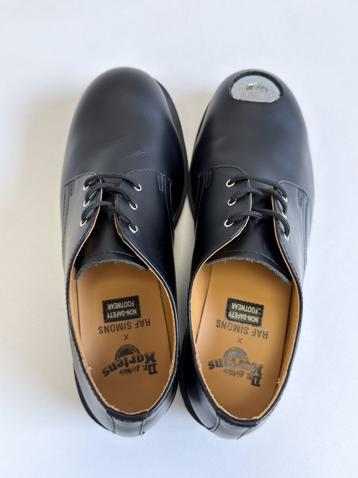 Raf Simons Keaton 1 Black Leather Metal Toe Cap Shoes Size US 10 / EU 43 - 9 Thumbnail