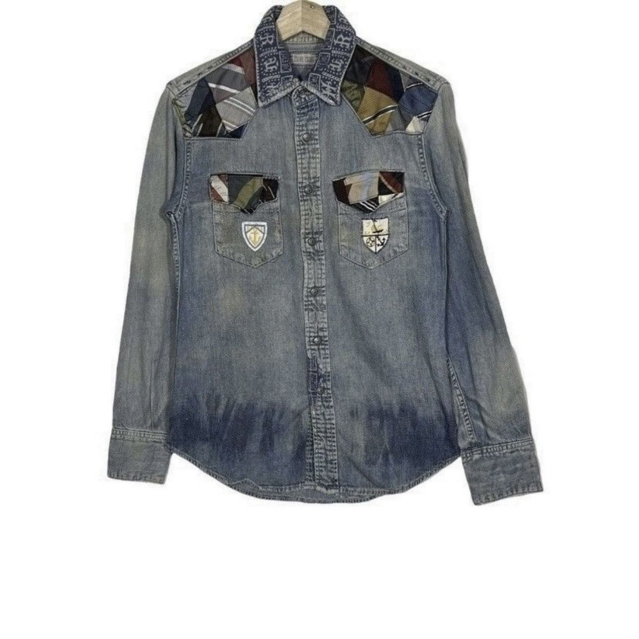 Blue Blue Japan blue blue japan flannel patchwork denim nice design Size US M / EU 48-50 / 2 - 1 Thumbnail