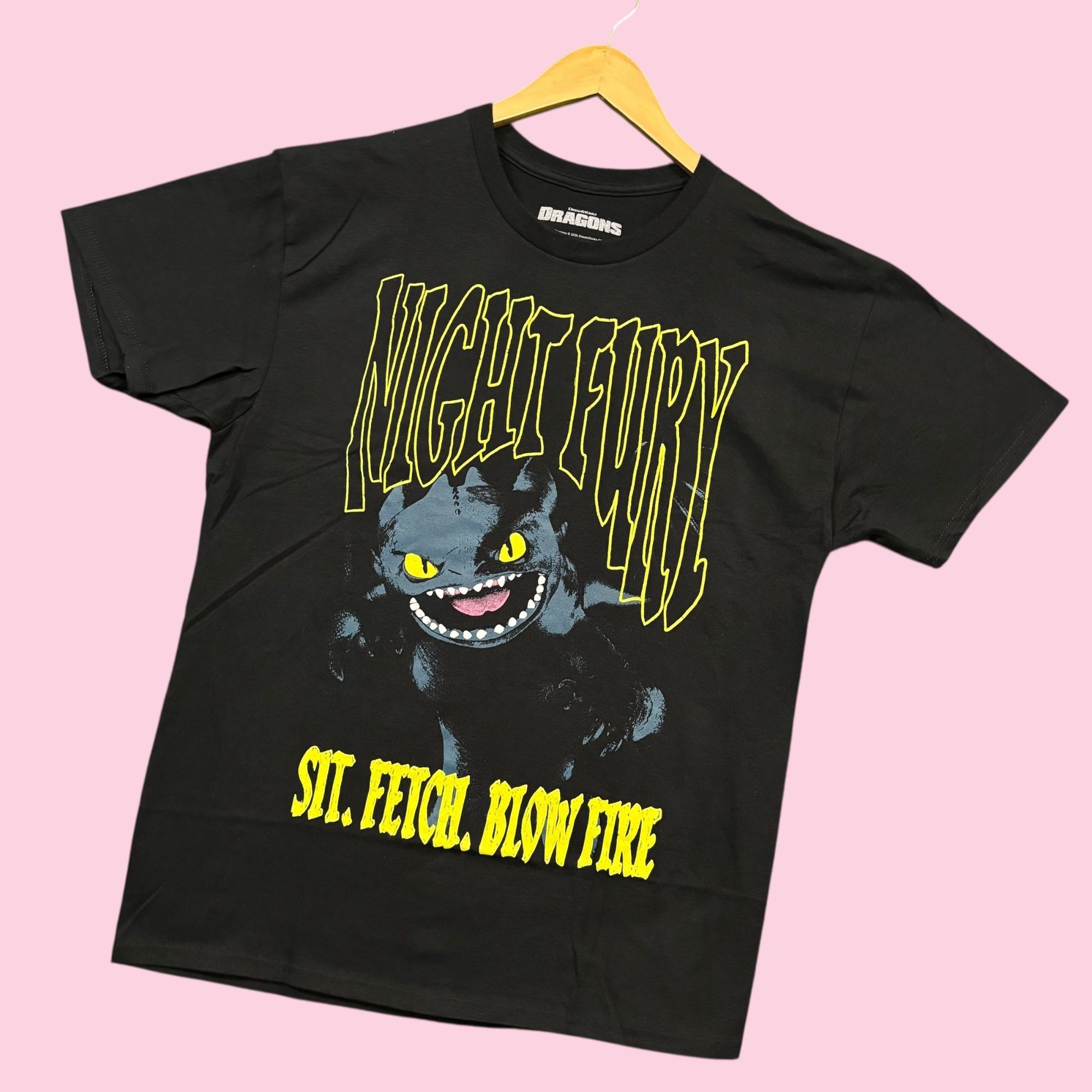 Other Dreamworks Dragons Toothless Sit Fetch Blow Fire Tee L Size US L / EU 52-54 / 3 - 3 Thumbnail