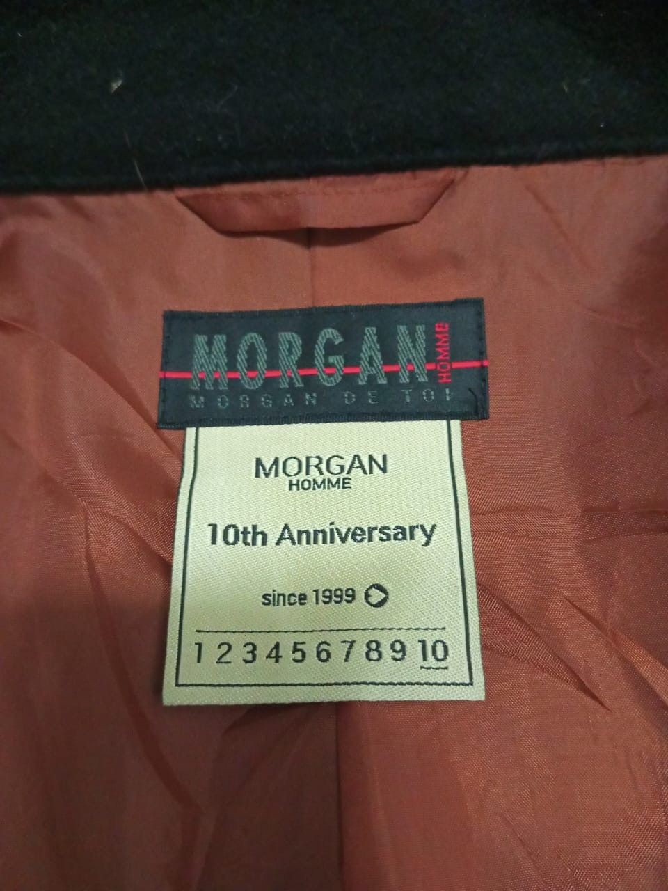 Japanese Brand × Morgan Homme A03 Morgan Homme 10th Anniversary Double Colar Wool Jacket Size US M / EU 48-50 / 2 - 5 Thumbnail