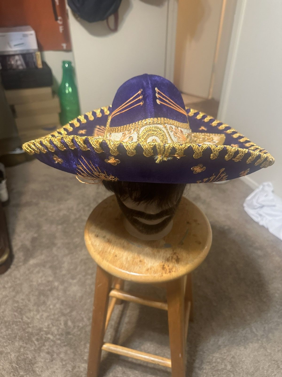 New Era × Nike × Vintage Vintage Belri Embroidered Mariachi Sombrero Hat Size ONE SIZE - 2 Thumbnail