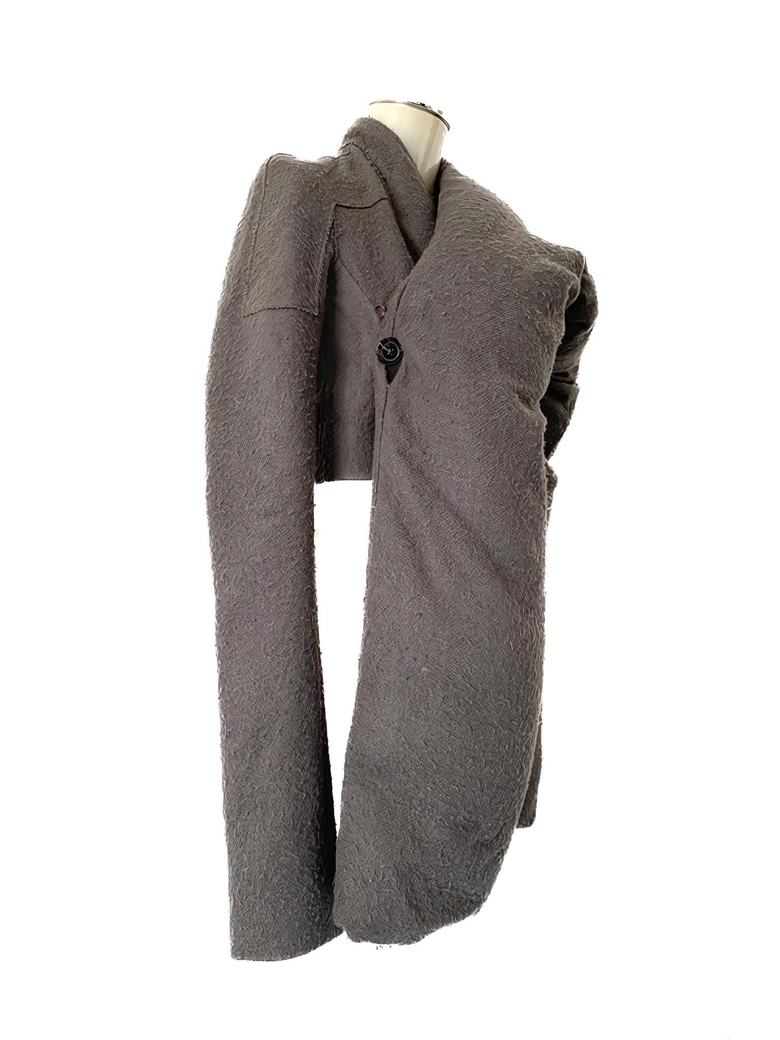 Rick Owens A/W 2018 RUNWAY SYSIPHUS ASYMMETRIC DOWN JACKET Size S / US 4 / IT 40 - 4 Thumbnail