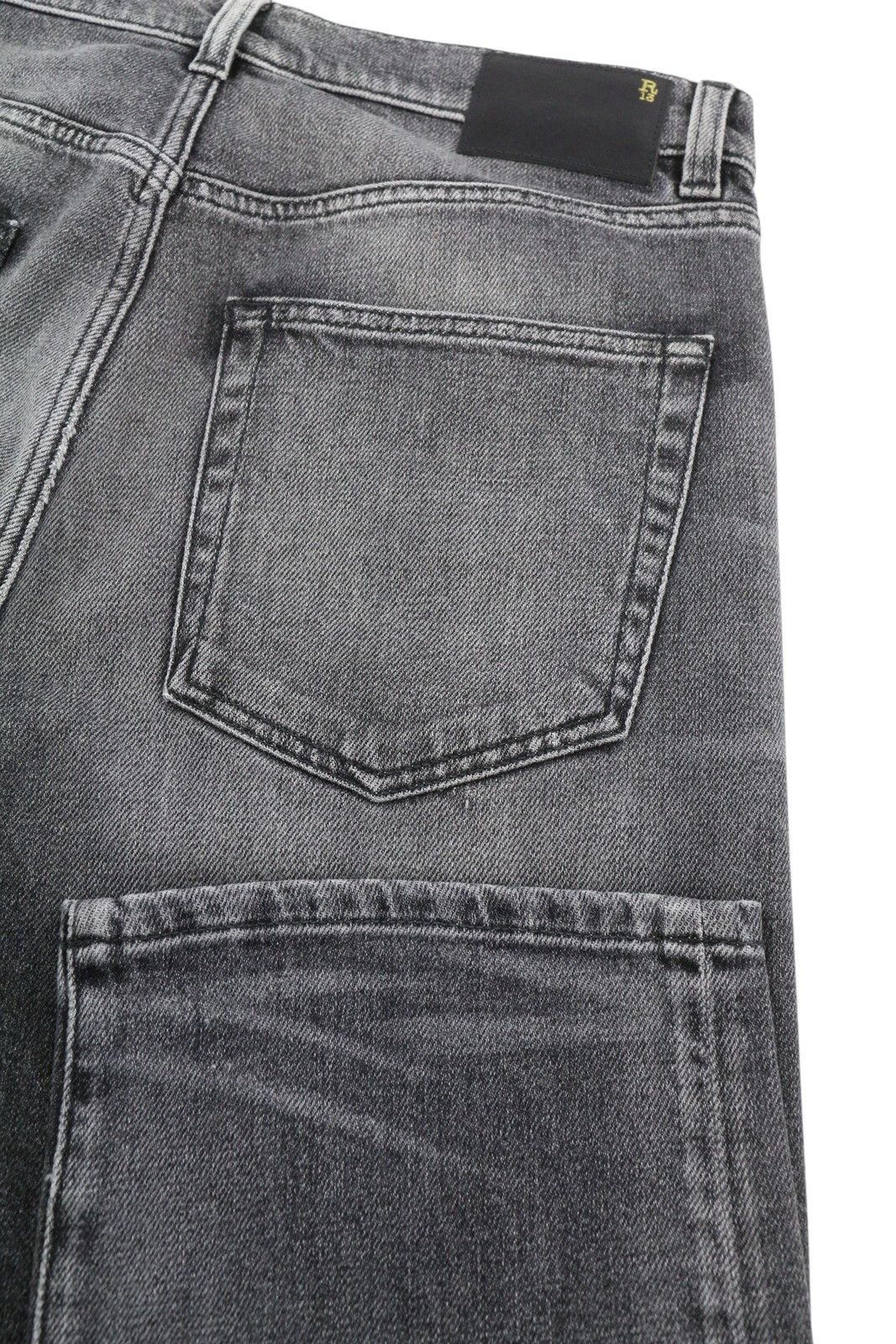 R13 BOYFRIEND 27 Vintage Grey Washed Zip Ankle 85463 Size 27" / US 4 / IT 40 - 4 Thumbnail