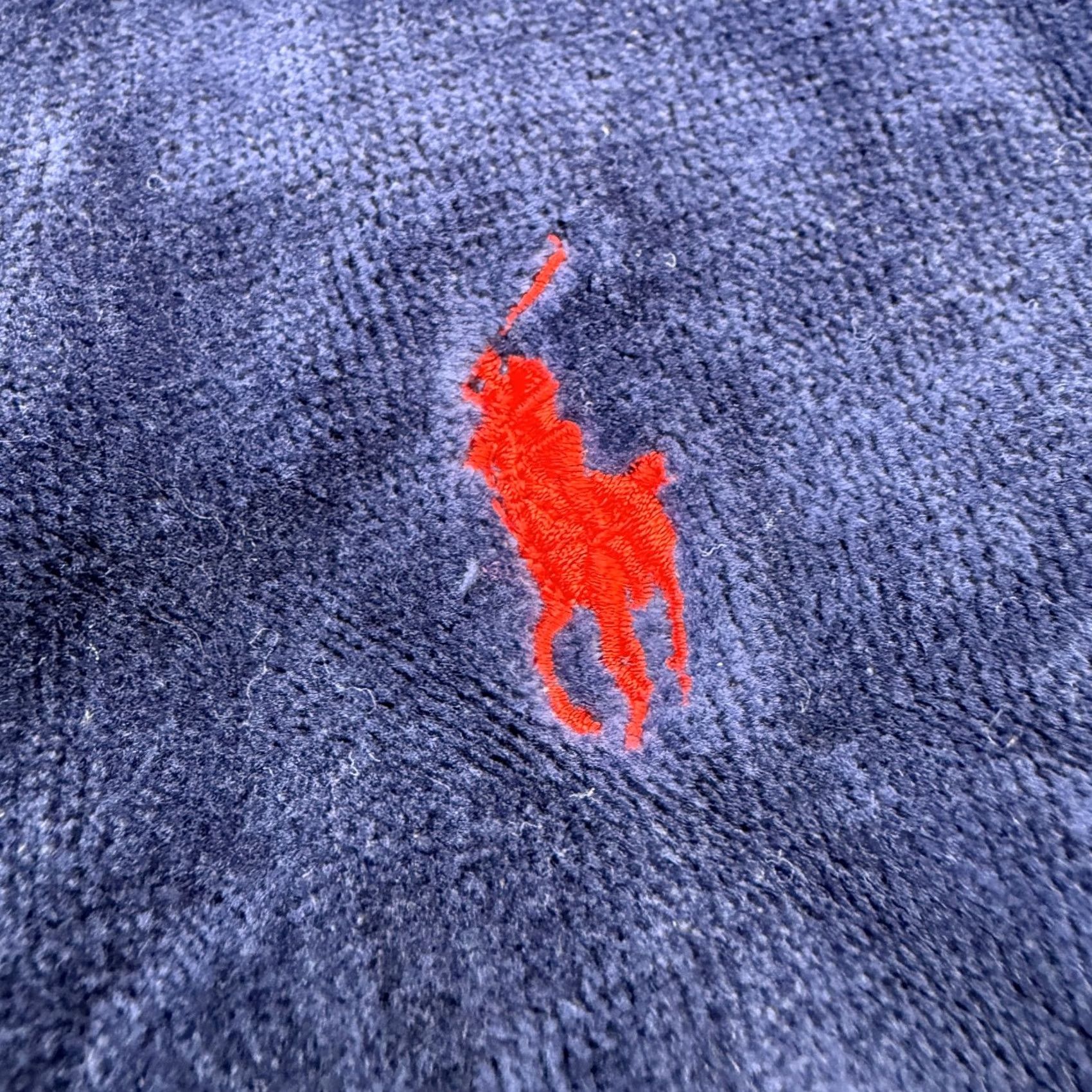 Polo Ralph Lauren Polo Ralph Lauren Rob Mens Bath Rob Belted Blue Cotton Terry Plush Bath Rob L XL Dark Blue Pony Size US L / EU 52-54 / 3 - 5 Thumbnail