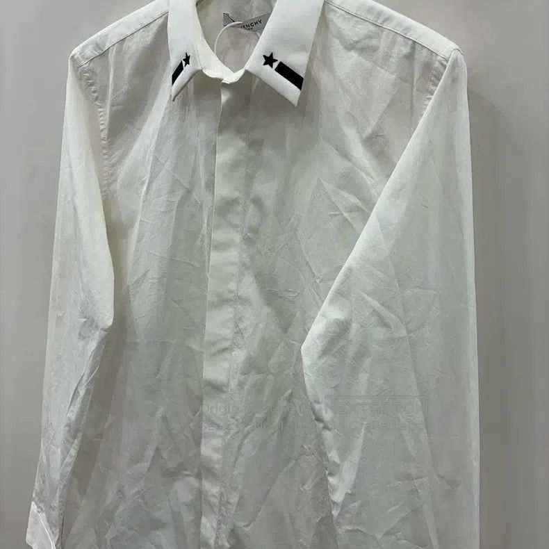 Givenchy Givenchy Size39 Solid Color Logo Badge Casual Long Sleeve S Size US M / EU 48-50 / 2 - 1 Thumbnail