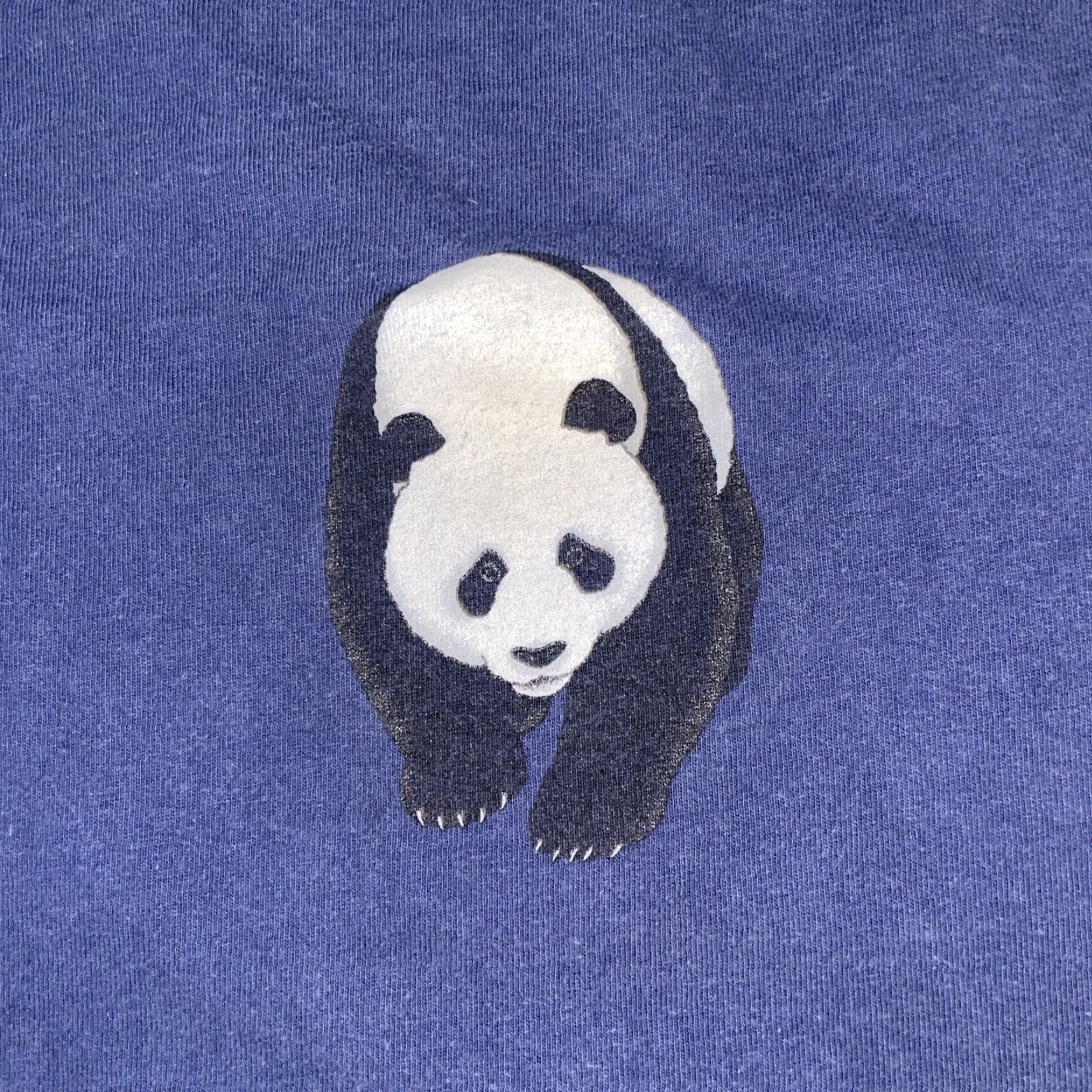 Vintage San Diego Zoo Panda T-Shirt Blue XL Men 21.5x27 Port and Company Regular Size XXX Size US XL / EU 56 / 4 - 2 Thumbnail
