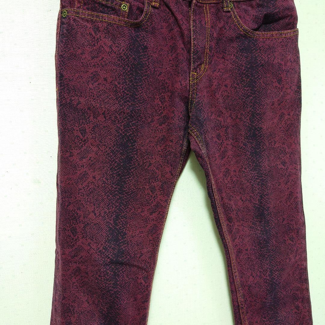Hysteric Glamour Hysterics Denim pants, skinny, reddish purple Size US 27 - 2 Thumbnail