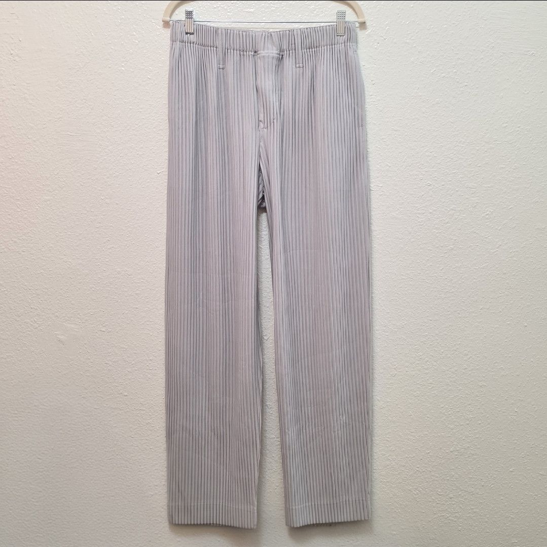 Homme Plisse Issey Miyake Pleated trousers Size US 34 / EU 50 - 2 Thumbnail