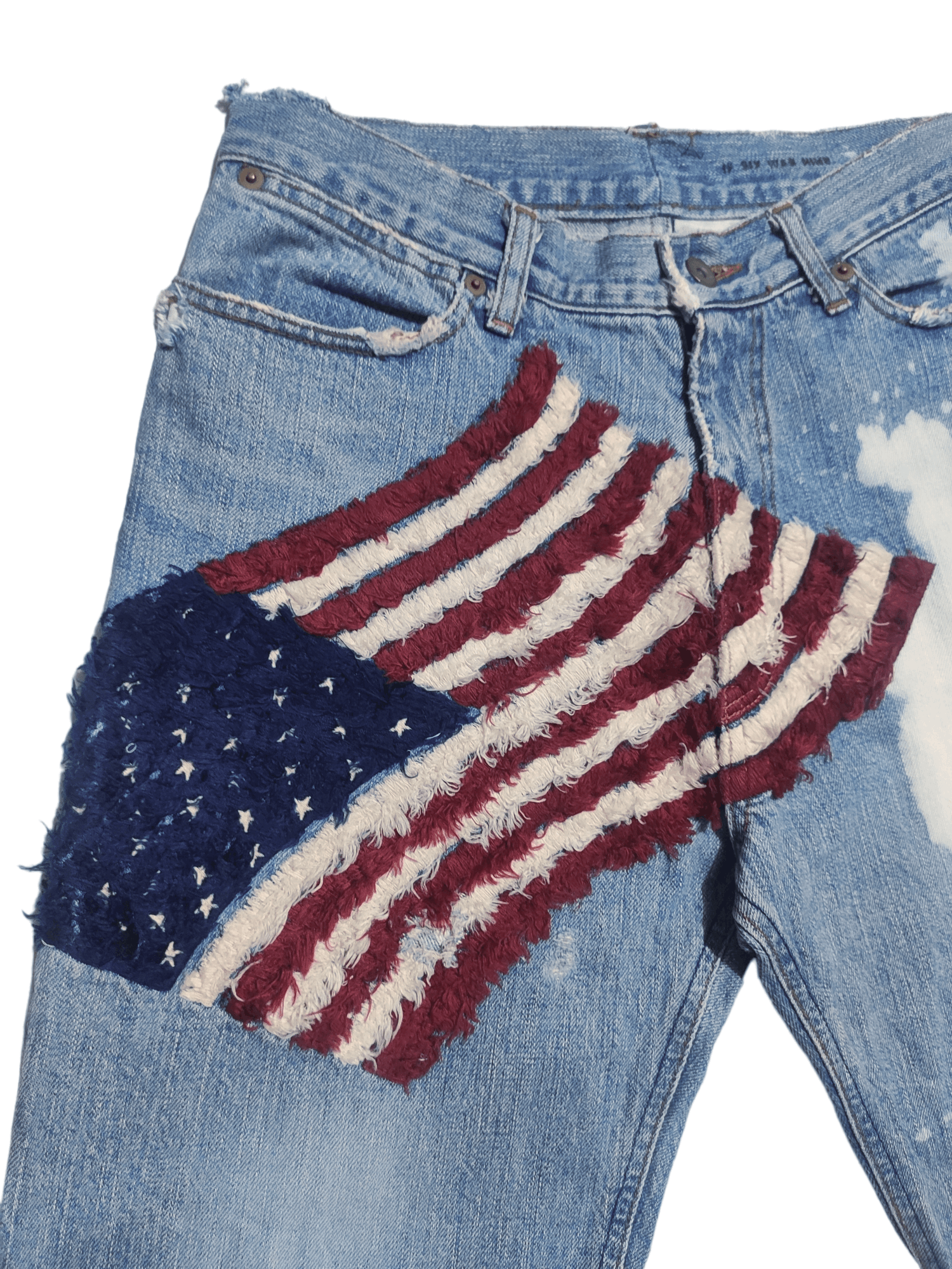 image of If Six Was Nine 'no More War' Jeans in Blue, Men's (Size 29)