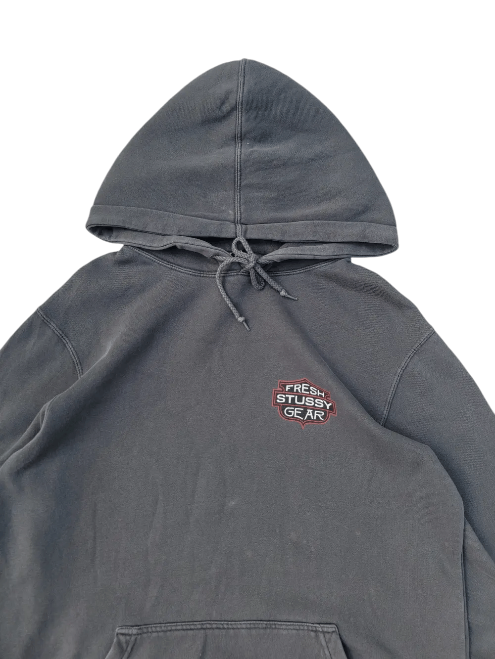 Stussy × Vintage Vintage Stussy Gear Hoodie Pullover Size US M / EU 48-50 / 2 - 6 Thumbnail