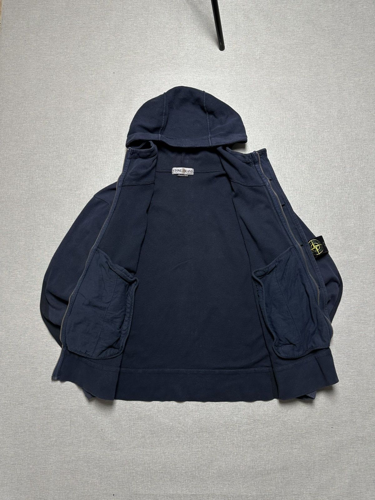 Stone Island × Vintage Stone Island Vintage Archive Clothing Zip Hoodie 2001 Size US M / EU 48-50 / 2 - 8 Thumbnail