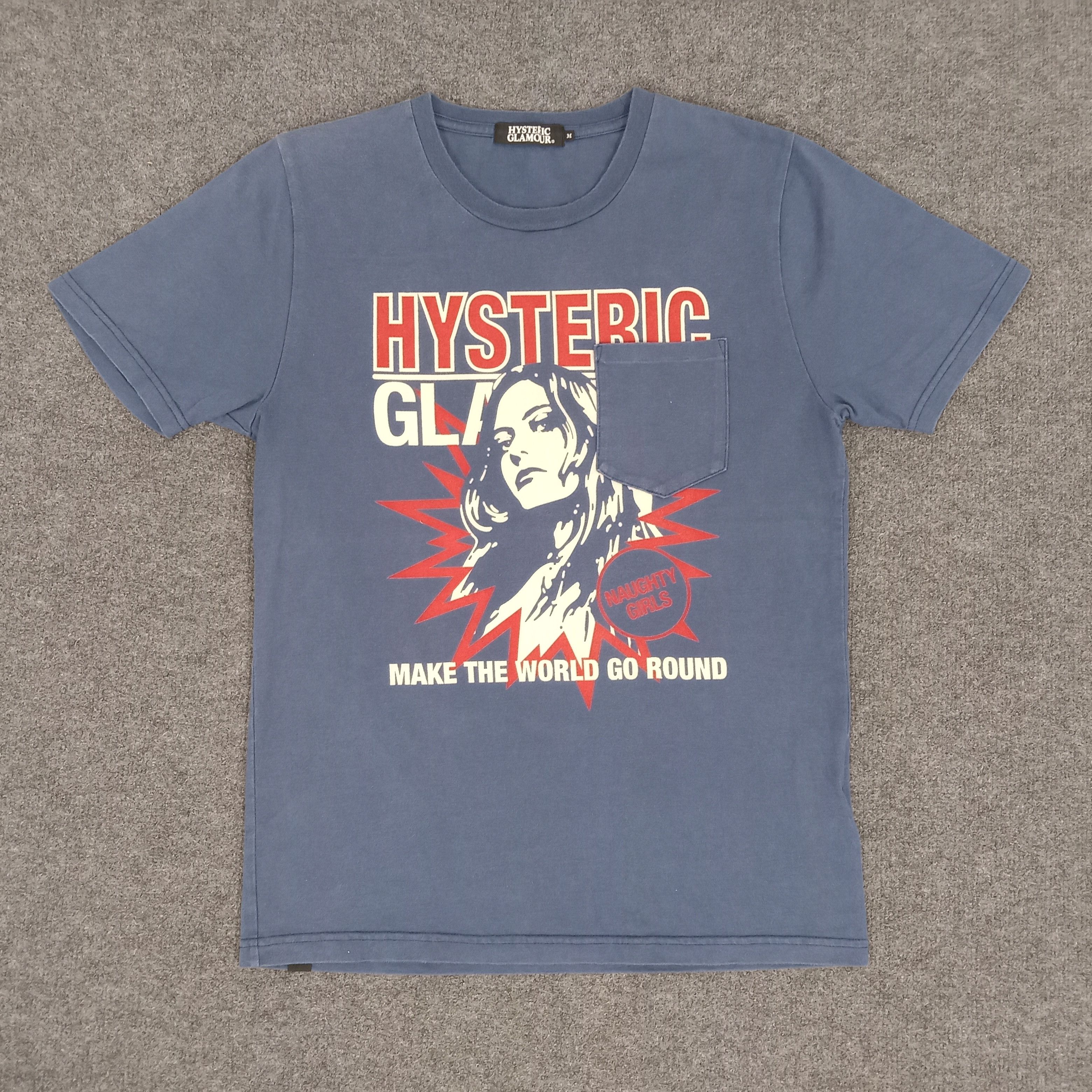Hysteric Glamour × Japanese Brand × Vintage Hysteric Glamour Japanese Brand Tshirt Size S / US 4 / IT 40 - 1 Thumbnail