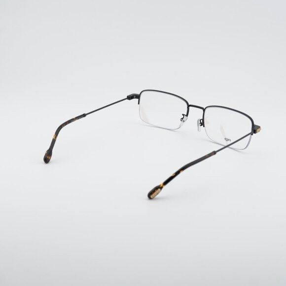 FRED Fred FG50007U 002 Eyeglasses Black 56mm Rectangle Frame Size ONE SIZE - 4 Thumbnail