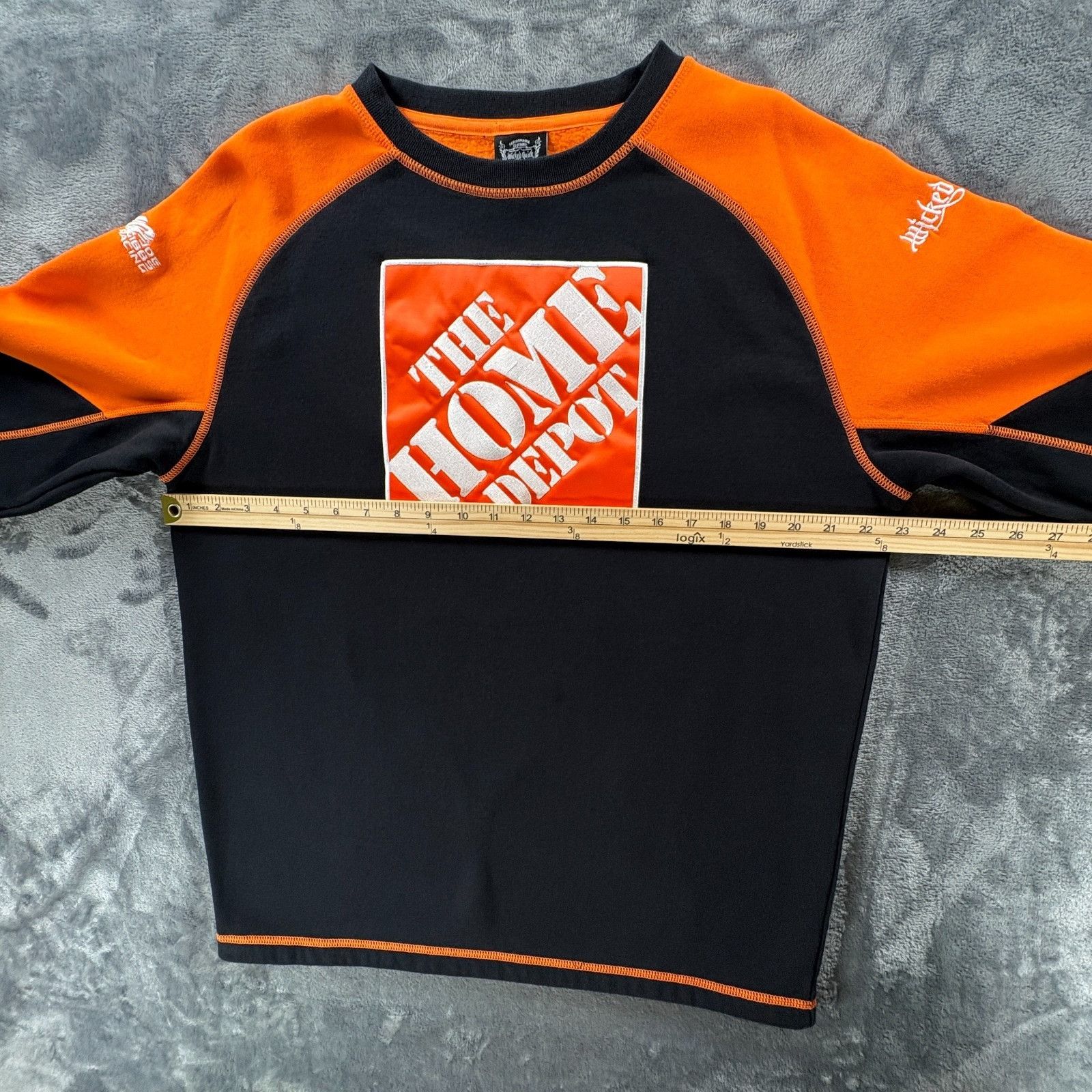 Other Wicked Quick Home Depot Racing Sweatshirt Men M Orange Black Size US M / EU 48-50 / 2 - 8 Thumbnail