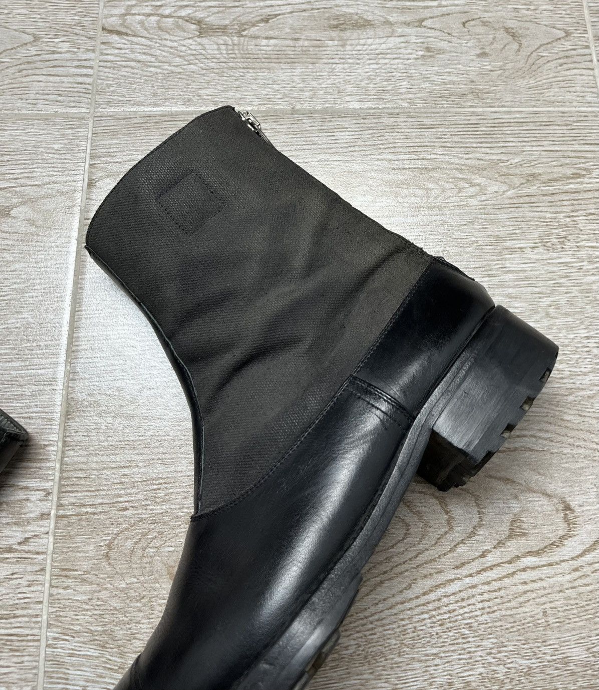 Miu Miu Miu Miu Leather Ankle Zip Guidi Style Boots 00s Size US 9.5 / EU 42-43 - 6 Thumbnail