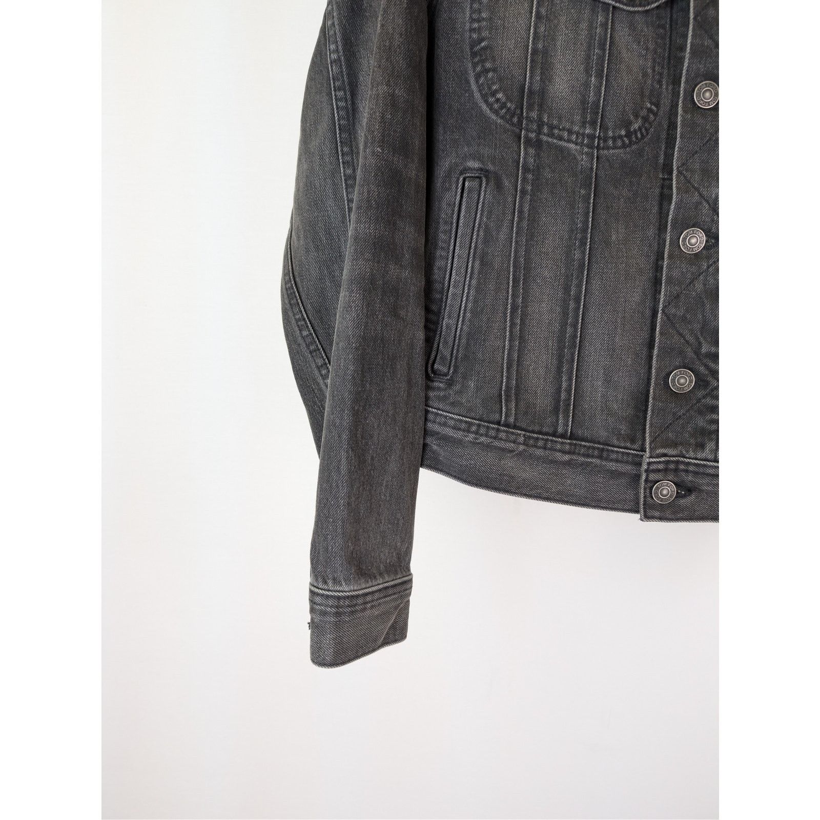 Tom Ford o1rshd1 Denim Jacket in Black Size US S / EU 44-46 / 1 - 6 Thumbnail