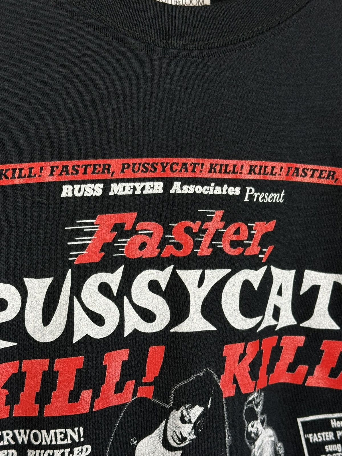 Vintage 00s Faster, Pussycat! Kill! Kill! Movie Promo T-Shirt Size M Size US M / EU 48-50 / 2 - 3 Thumbnail