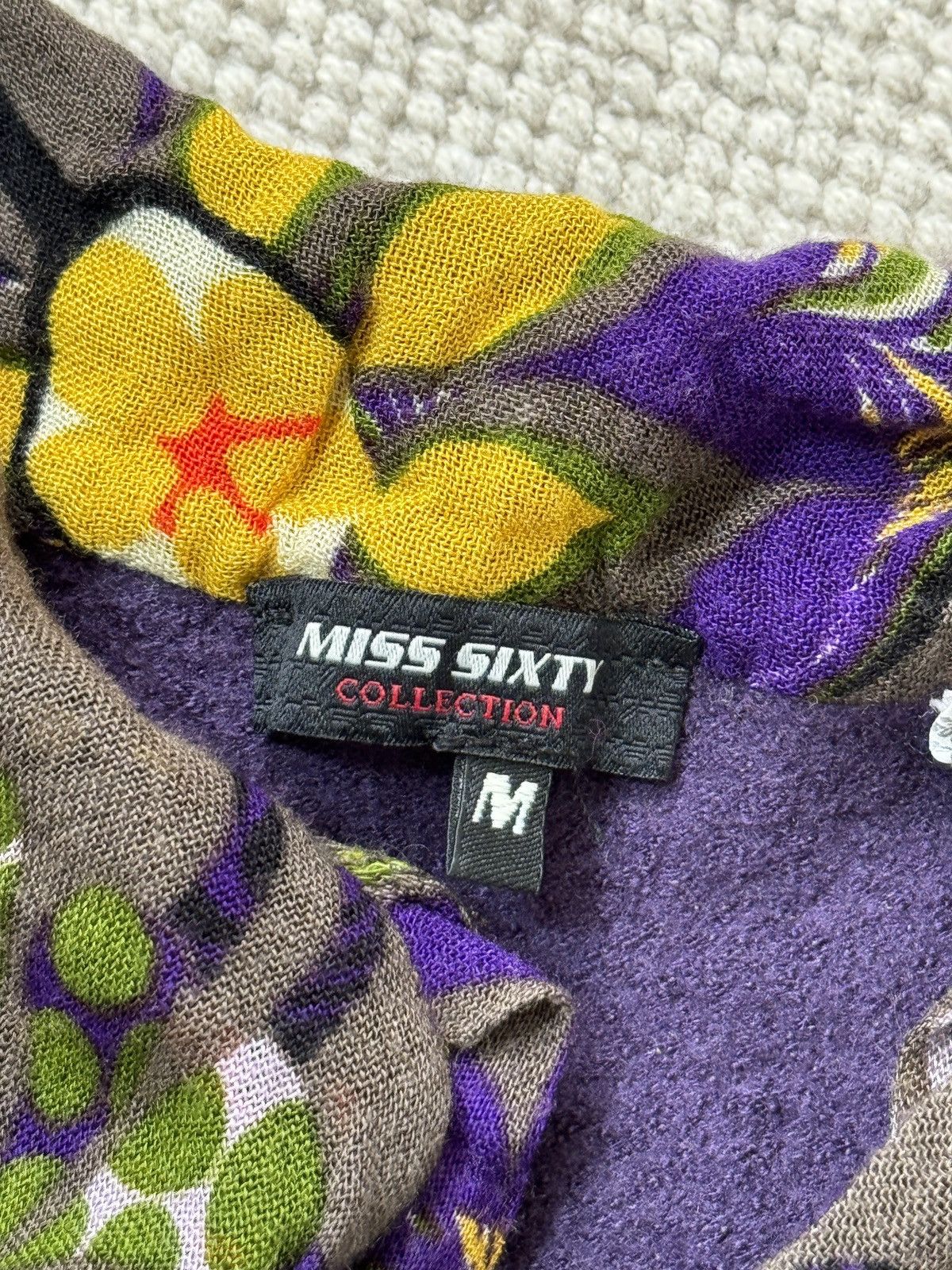 Miss Sixty VINTAGE MISS SIXTY 2000s WOOL DRESS Size M / US 6-8 / IT 42-44 - 6 Thumbnail