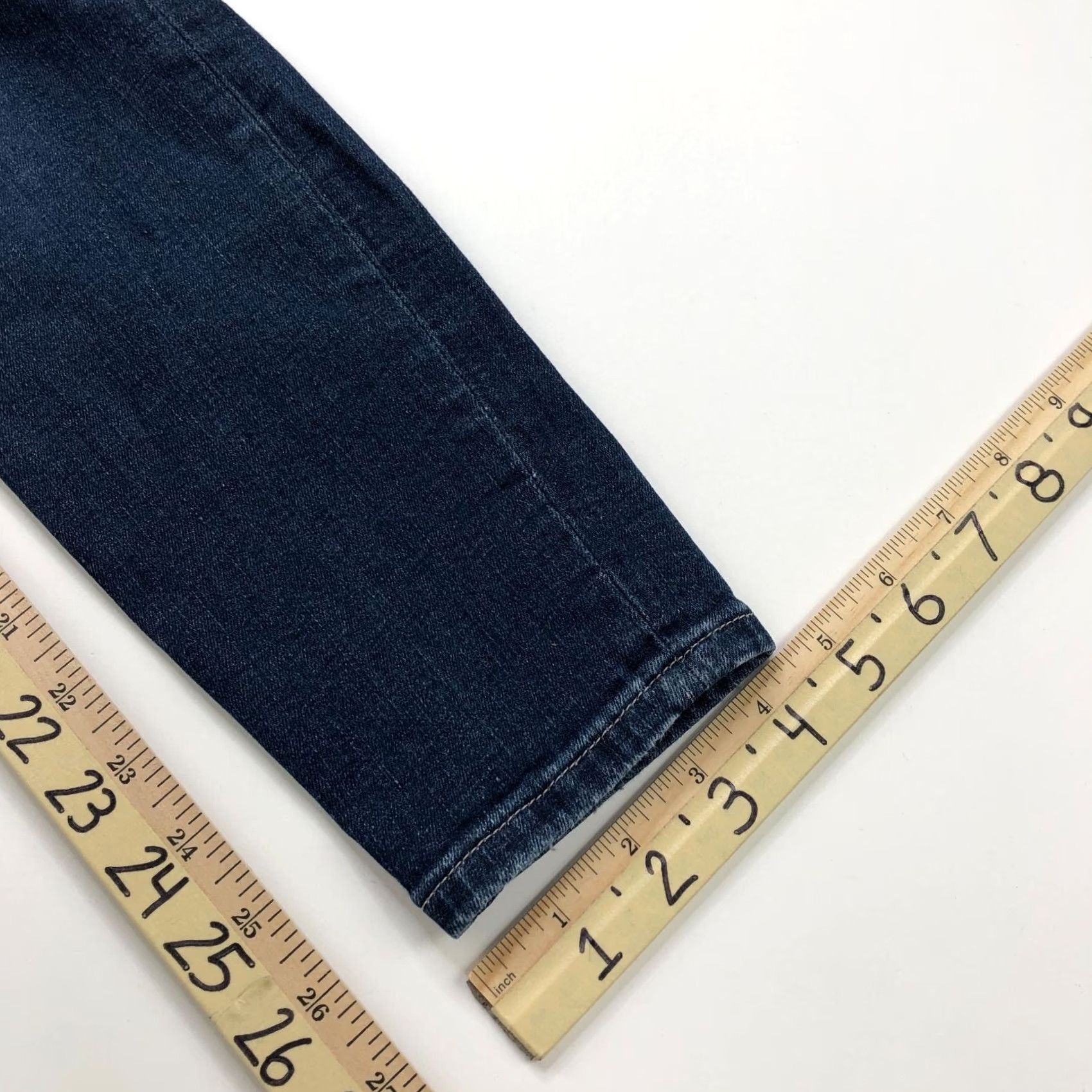 Good American Good American Good Legs Crop Jeans GLC899T Mid Rise 0/25 26L 24W Blue Denim 5-Pocket Womens Mens? Size 25" / US 0 / IT 36 - 4 Thumbnail