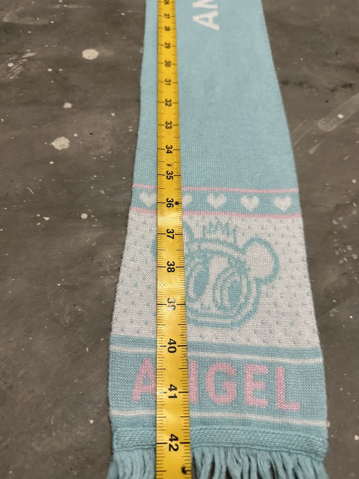 Japanese Brand Angel Blue Scarf Size ONE SIZE - 11 Thumbnail