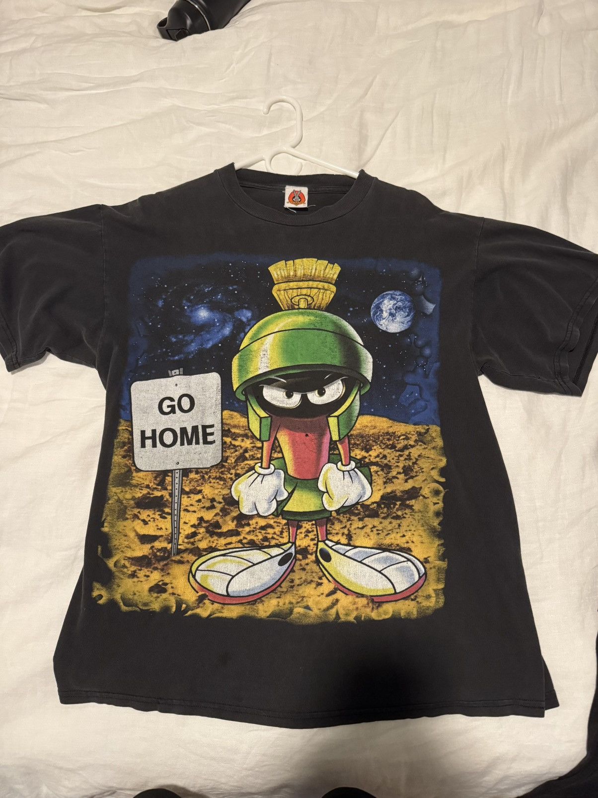 Other Vintage 1997 Looney Tunes Marvin The Martian Tee Size US XL / EU 56 / 4 - 1 Thumbnail