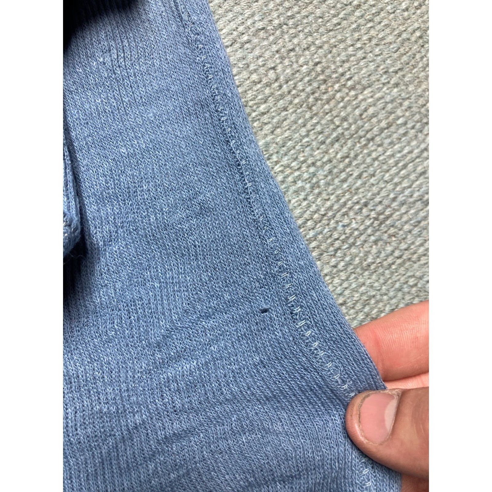 Vintage VINTAGE 1960s 70s polo shirt acrylic ribbed soft distressed thrashed medium Size US M / EU 48-50 / 2 - 8 Thumbnail